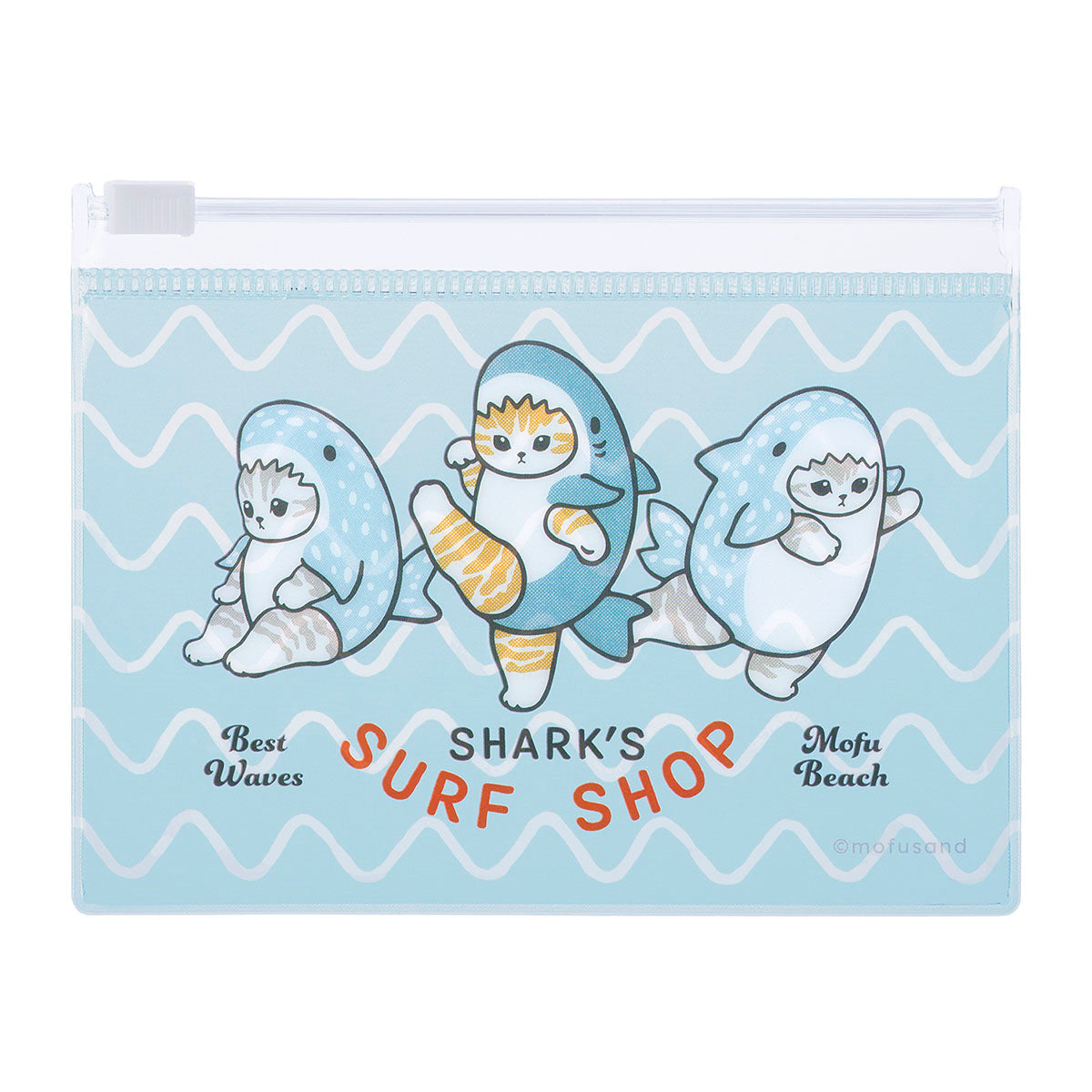 mofusand BOARD SHARK! 트레이딩 슬라이더 파우치 (전6종)