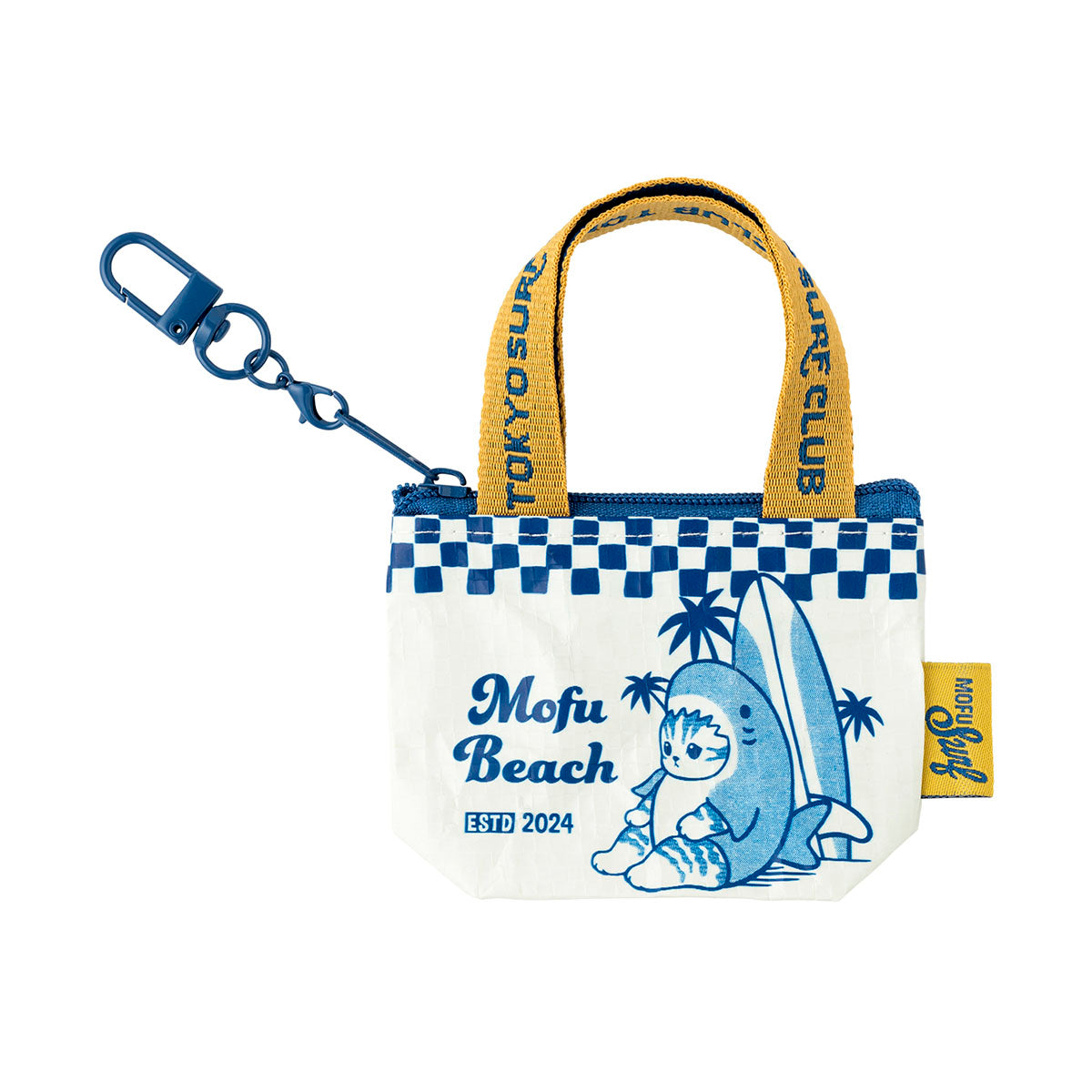 mofusand BOARD SHARK! Mini Bag Key ring (Shark Meow and Surfboard)