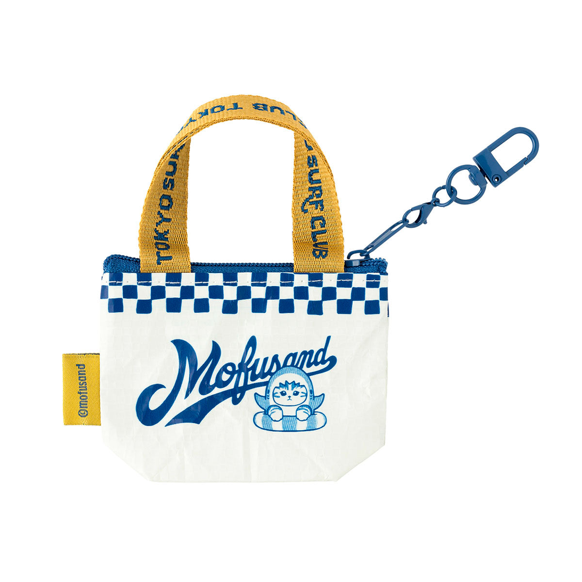 mofusand BOARD SHARK! Mini Bag Key ring (Shark Meow and Surfboard)
