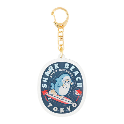 mofusand BOARD SHARK! 쉐이커 아크릴 열쇠고리 (SHARK BEACH)