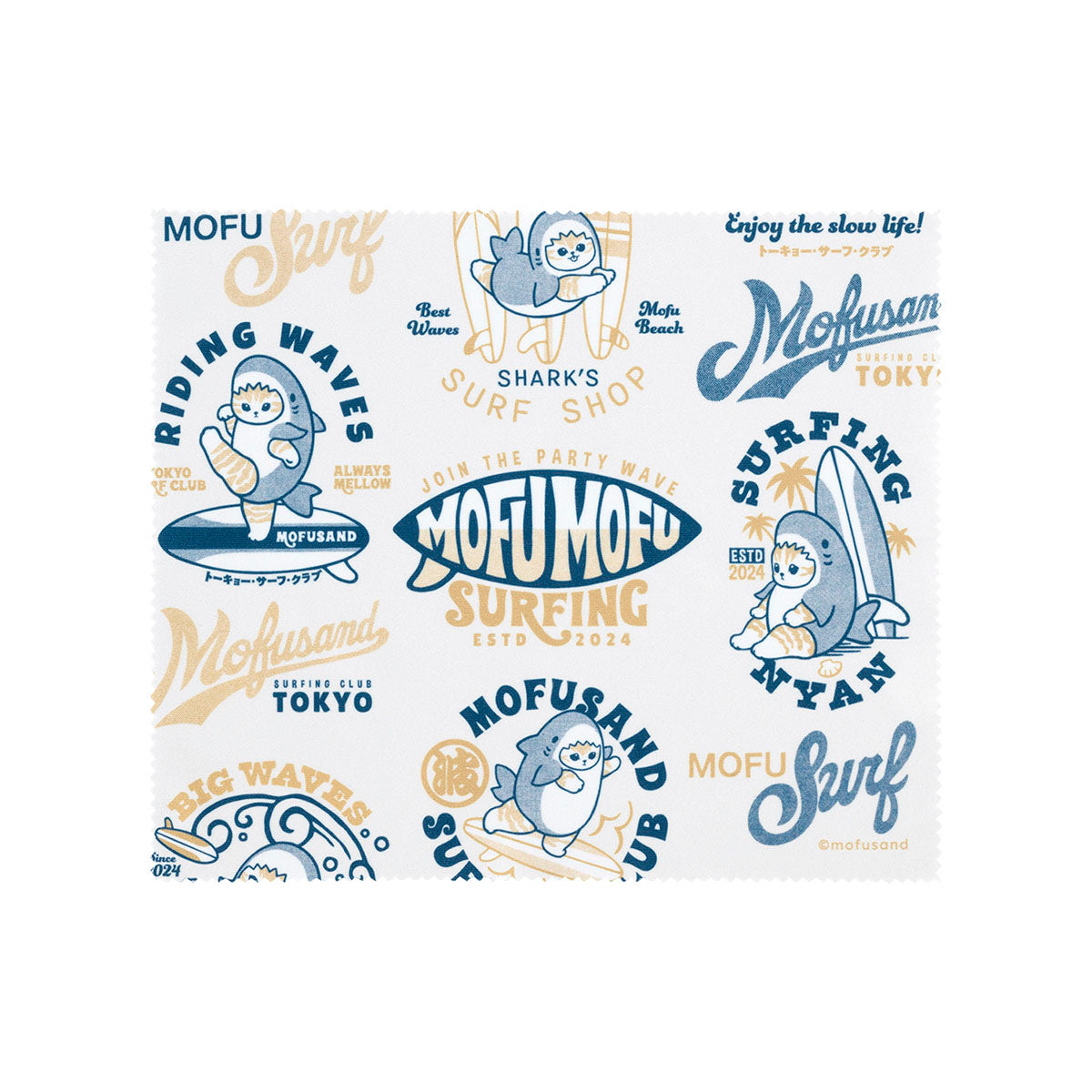 mofusand BOARD SHARK！ メガネケース(マルチクロス付き) | mofusand