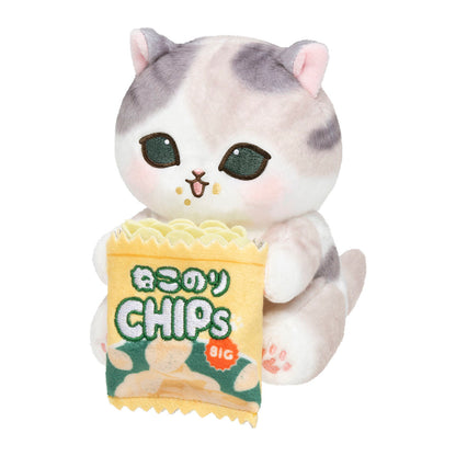 mofusand にゃんこが見守るデスクトップひっかけぬいぐるみ(食べにゃい？)