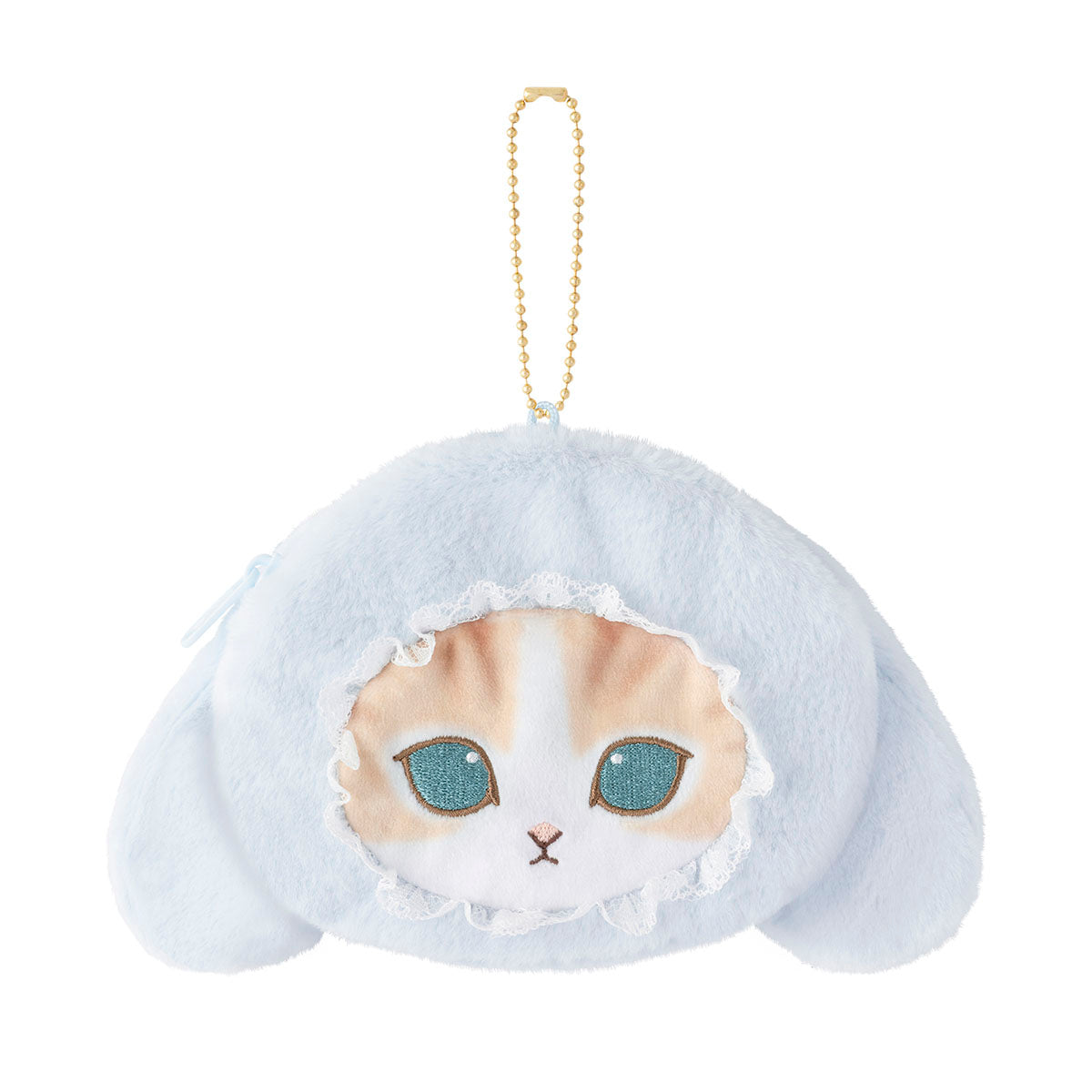 【兎猫】モモンガポーチ mofusand トレーディングおかおポーチ(うさにゃんがいっぱい！)(全8種