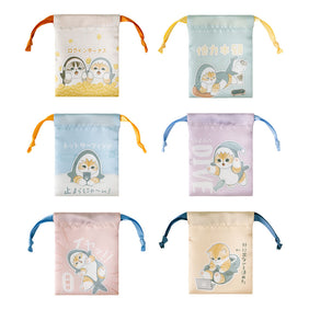 mofusand Lazy Time at Home, Meow! Trading Mini Drawstring Pouch (6 Types)