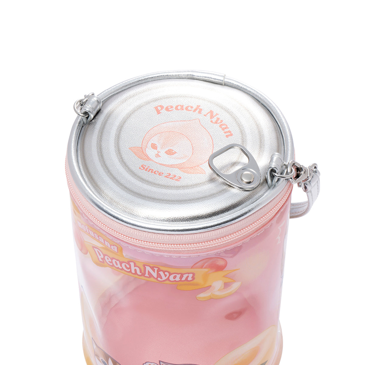 mofusand Meow Meow MART Mascot Keychain Pouch (Peach Can)