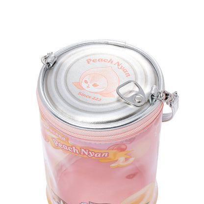 mofusand Meow Meow MART Mascot Keychain Pouch (Peach Can)