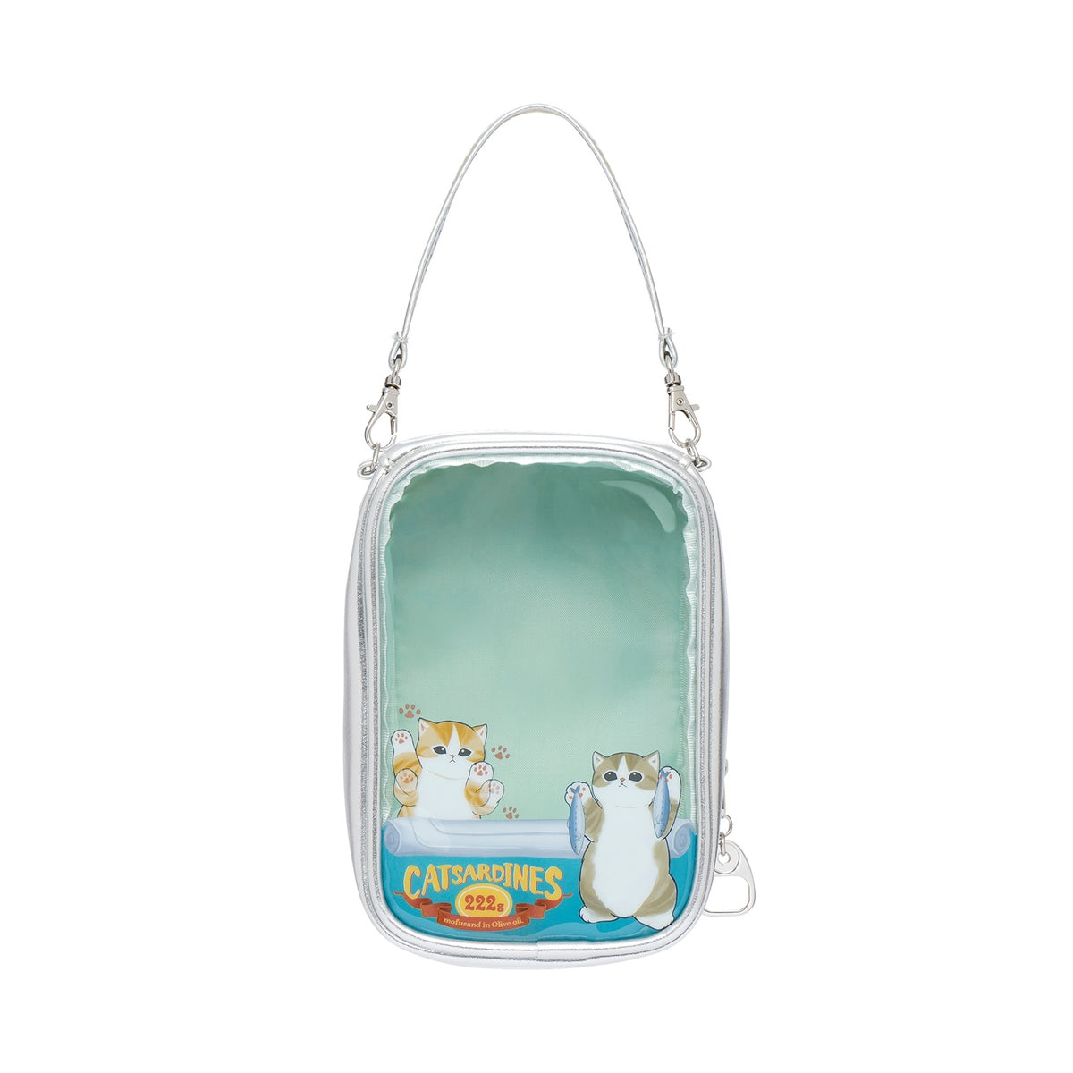 mofusand Meow Meow MART Mascot Keychain Pouch (Sardine Can)