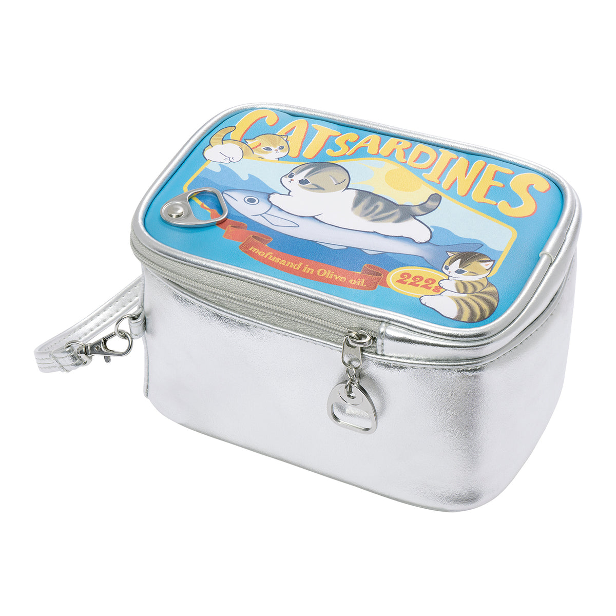 mofusand Meow Meow MART Mascot Keychain Pouch (Sardine Can)