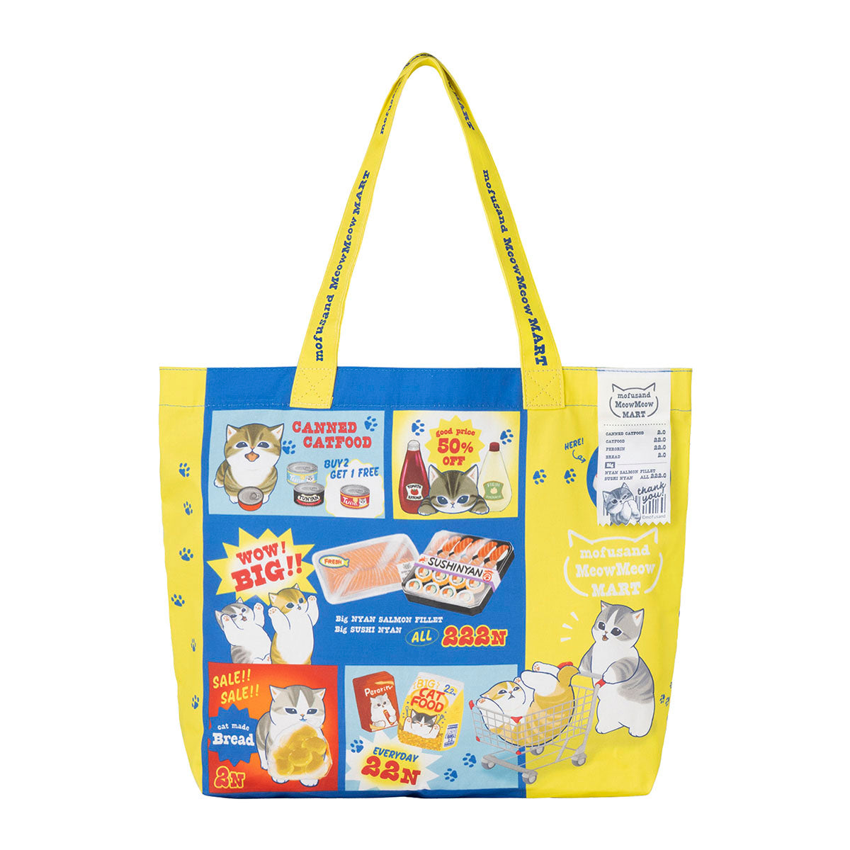 mofusand Meow Meow MART 빅 토트백