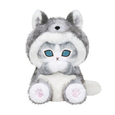 mofusand WOODLANDS Sitting Poseable Plush (Wolf Meow)