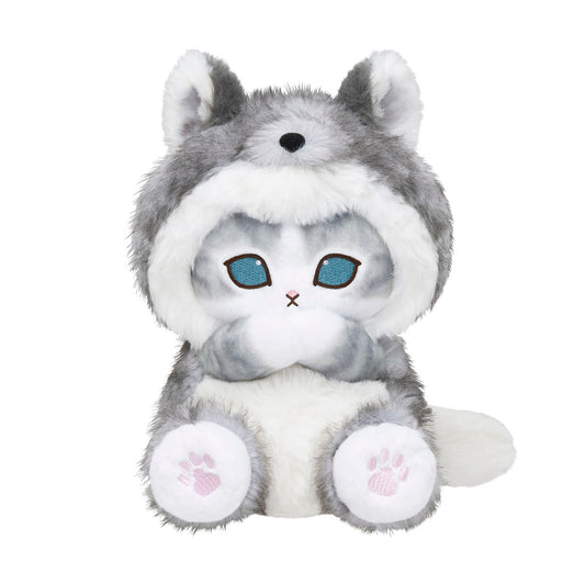 mofusand WOODLANDS おすわりポージングぬいぐるみ(おおかみにゃん)