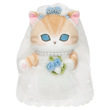 【予約】mofusand にゃんこのサムシングブルーなウェディングペアぬいぐるみ(花嫁にゃん・花婿にゃん)【2026年11月下旬より順次発送予定】【通常商品と同時購入・配送希望日指定不可】【キャンペーン対象外】