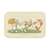 mofusand WOODLANDS Foil-stamped stickers that can be attached to smartphones (mushroom transport)
