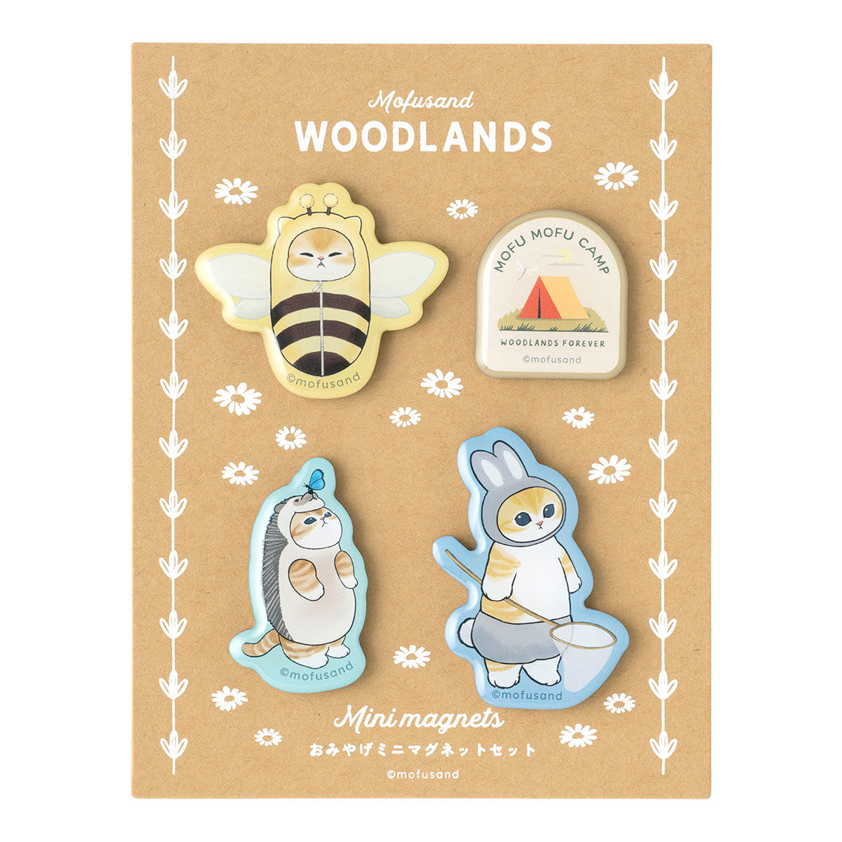 mofusand WOODLANDS Souvenir Mini Magnet Set (Insect Trap)