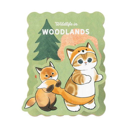 mofusand WOODLANDS 交易動物木夾（全6種）