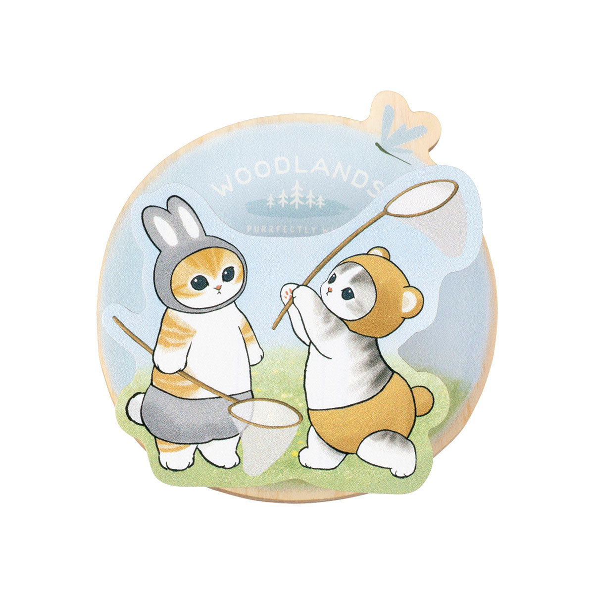 mofusand WOODLANDS 交易動物木夾（全6種）