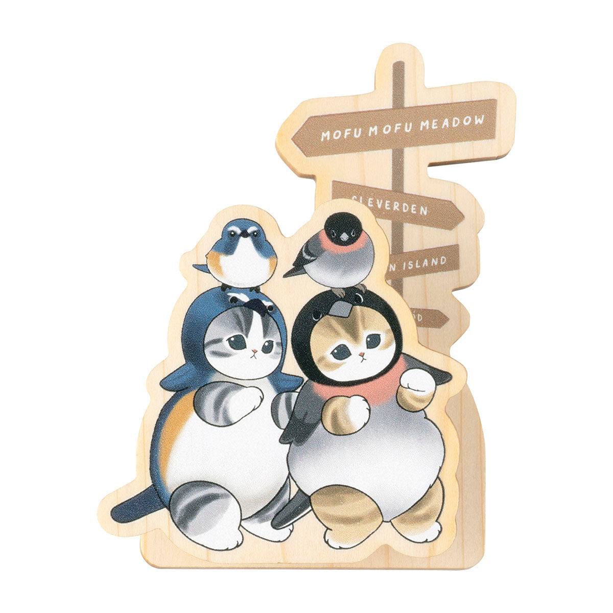 mofusand WOODLANDS 交易動物木夾（全6種）