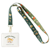 mofusand WOODLANDS Neck Strap & Card Holder Set (Fox Nyan)