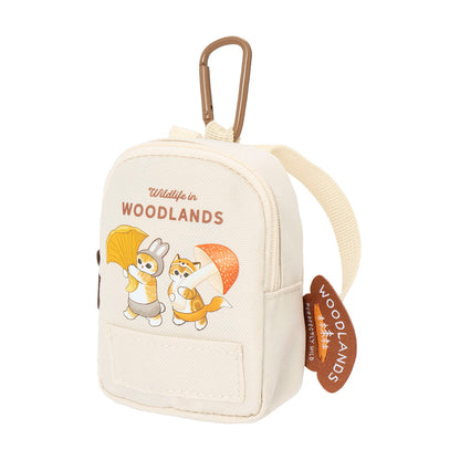 mofusand WOODLANDS Eco bag in mini backpack pouch (Konoha)