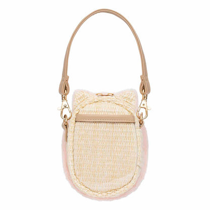 Kiramekko Mini cat house pouch (pink)