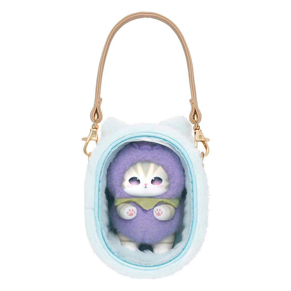 Kiramekko Mini cat house pouch (light blue)