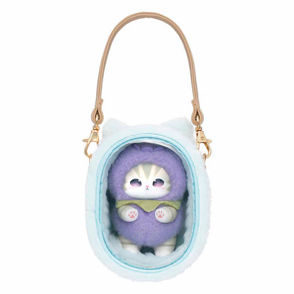 Kiramekko Mini cat house pouch (light blue)