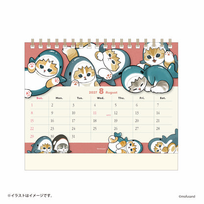 mofusand 2027年1月始まり卓上カレンダー(ミニシール付き)