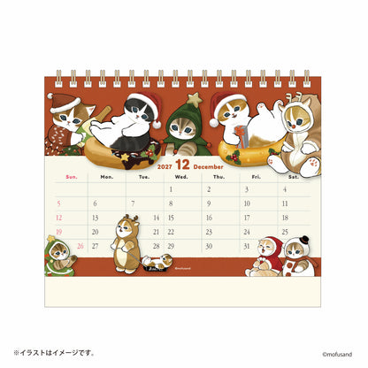 mofusand 2027年1月始まり卓上カレンダー(ミニシール付き)