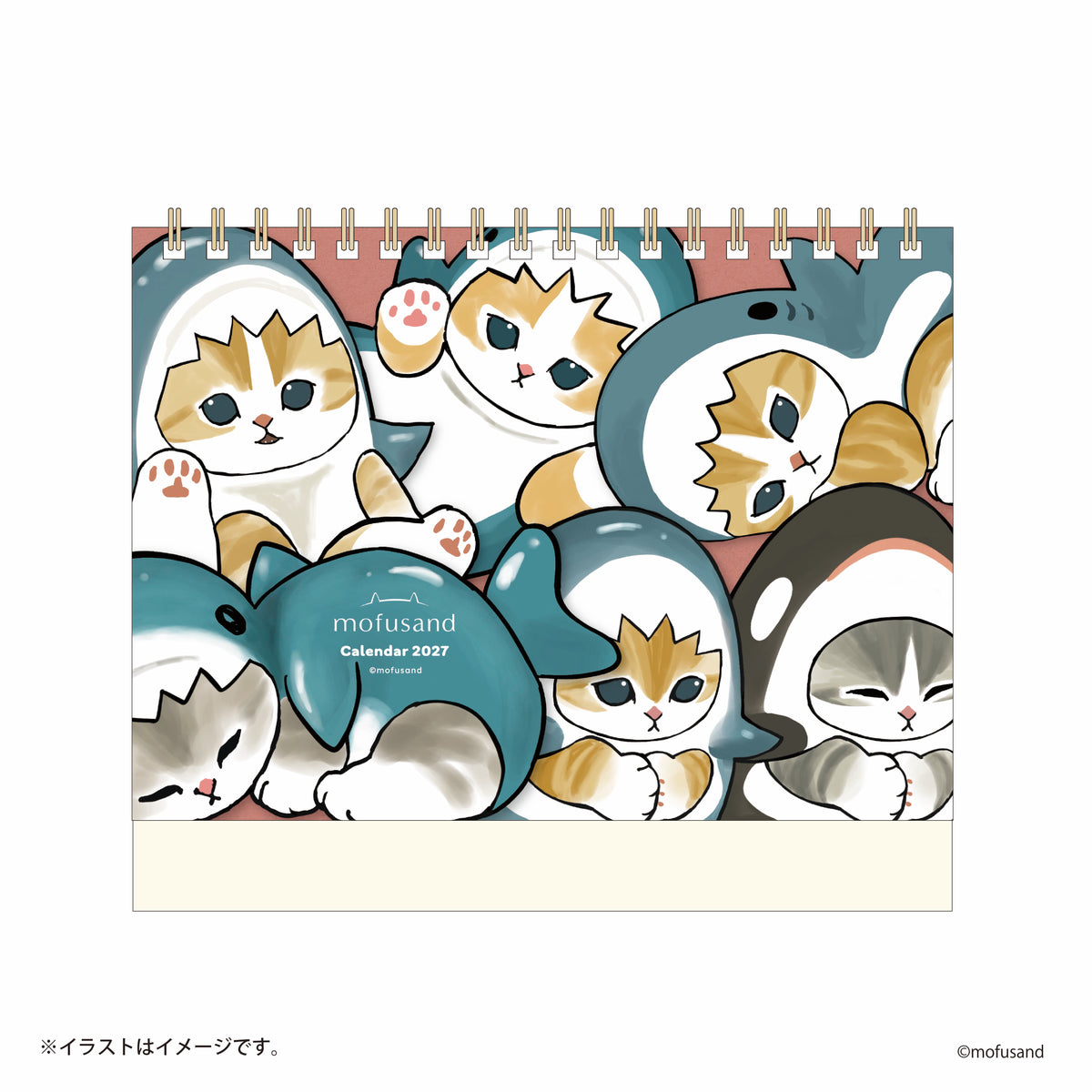mofusand 2027年1月始まり卓上カレンダー(ミニシール付き)