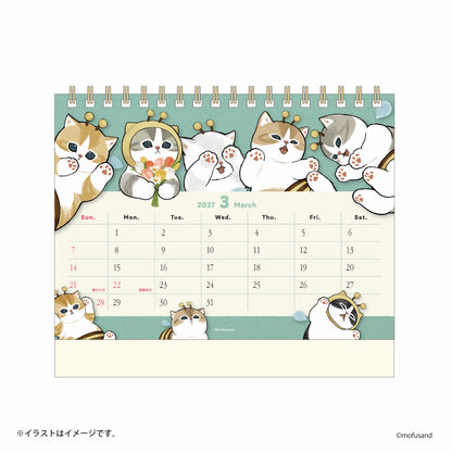 mofusand 2027年1月始まり卓上カレンダー(ミニシール付き)