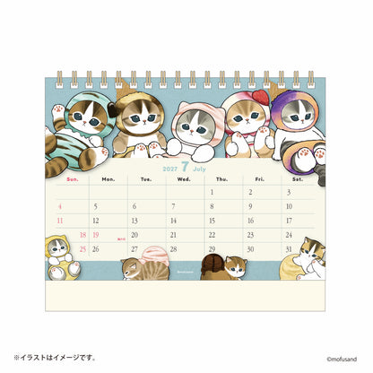 mofusand 2027年1月始まり卓上カレンダー(ミニシール付き)