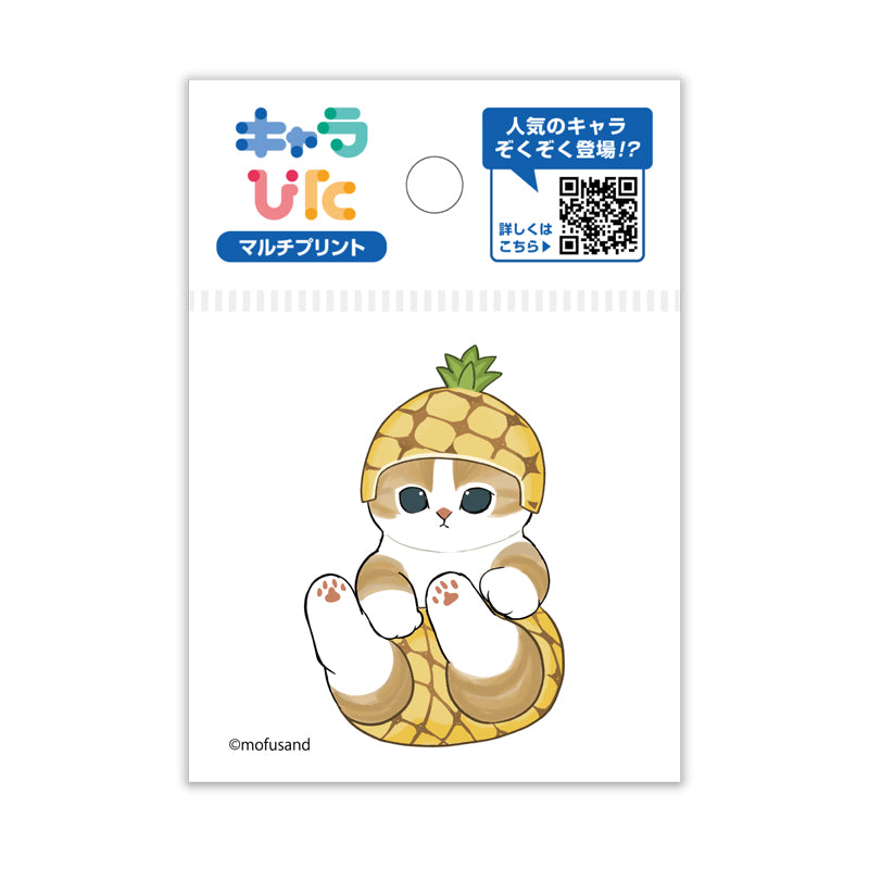 mofusand 캐릭터 피타 멀티 프린트 시트 ① 미니 12