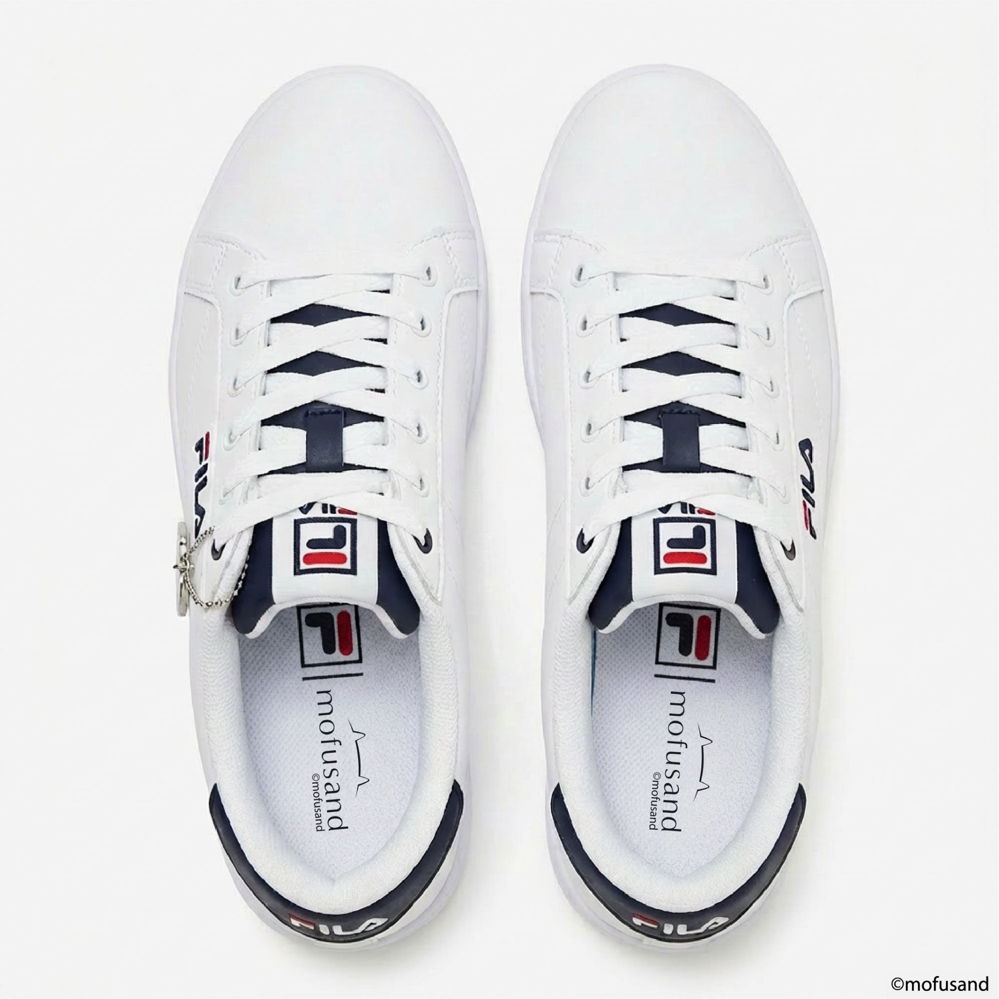 mofusand×FILA COURT PLUMPY 2(Pure White/Peacoat) | mofusand