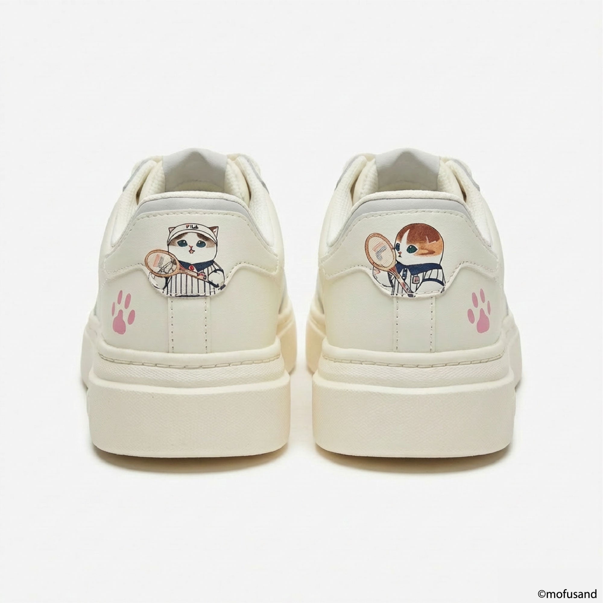 mofusand×FILA COURT PLUMPY 2(Egret／Gray Violet) | mofusand