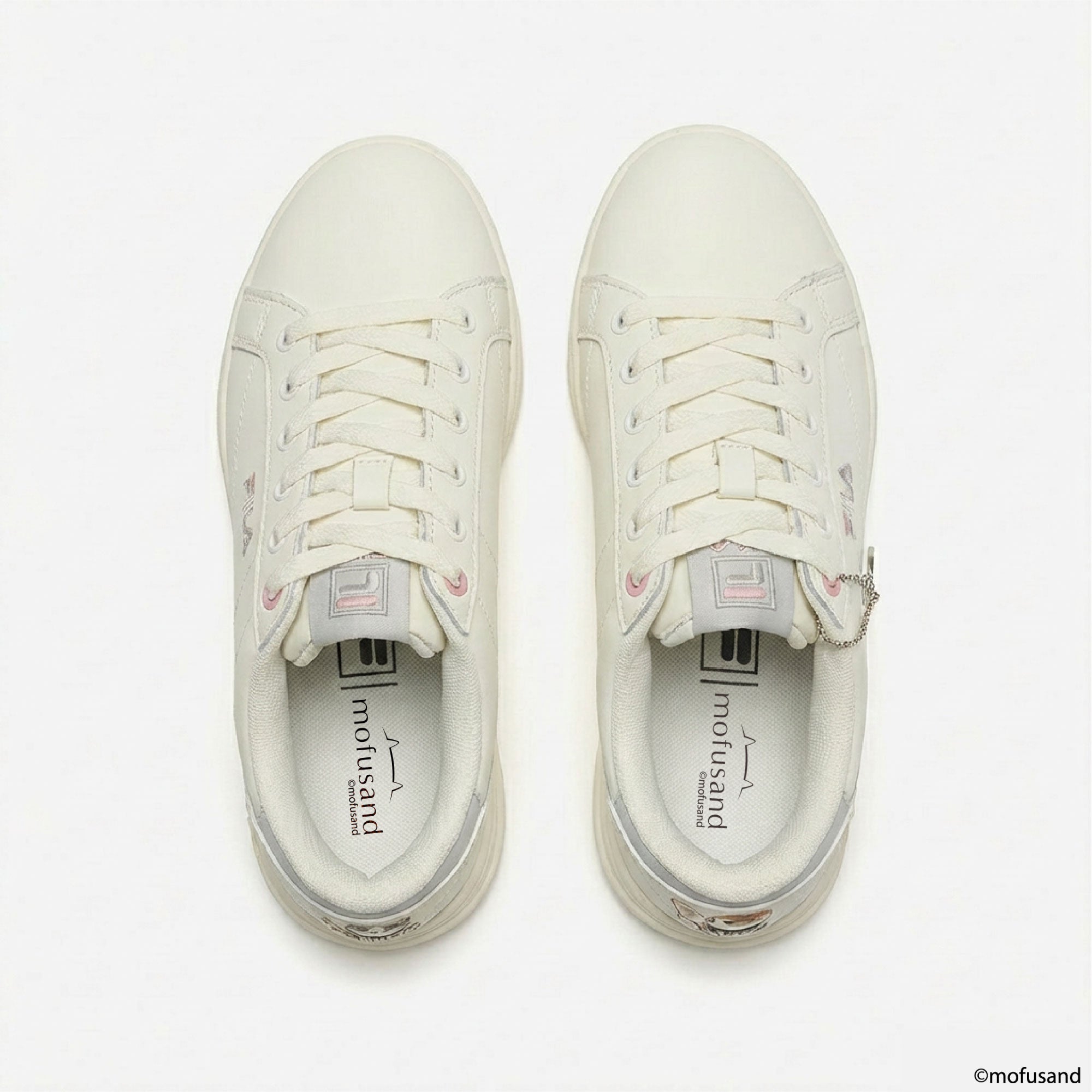 mofusand×FILA COURT PLUMPY 2(Egret／Gray Violet) | mofusand