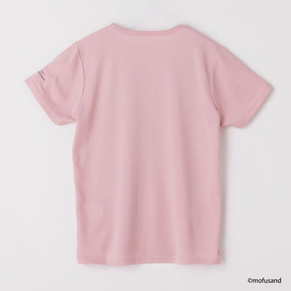 mofusand×FILA S／S T-shirts(PINK・pair cats)