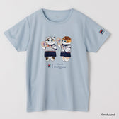 mofusand × FILA S/S T-shirts (SAX・pair cats)
