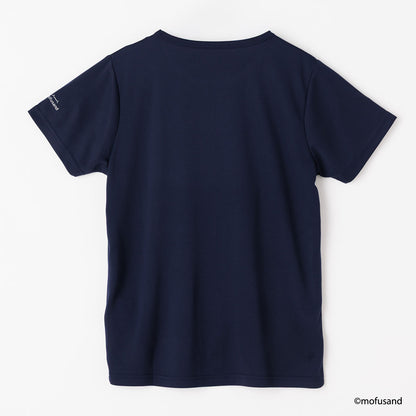 mofusand×FILA S／S T-shirts(NAVY・pair cats)
