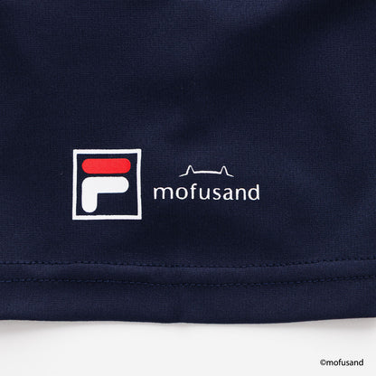 mofusand×FILA S／S T-shirts(NAVY・pair cats)