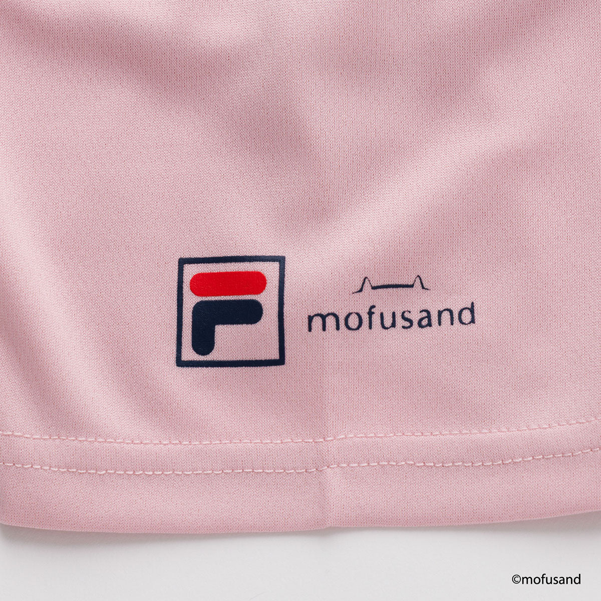 mofusand×FILA S／S T-shirts(PINK・BJ cat)