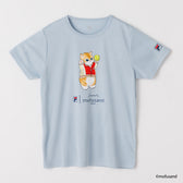 mofusand × FILA 短袖T恤（淺藍・BJ貓）