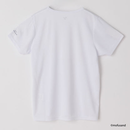 mofusand×FILA S／S T-shirts(WHITE・BJ cat)