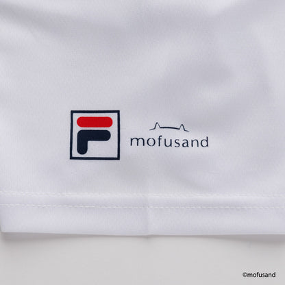 mofusand×FILA S／S T-shirts(WHITE・BJ cat)