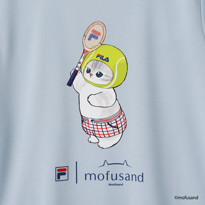 mofusand×FILA S／S T-shirts(SAX・Tennis ball)