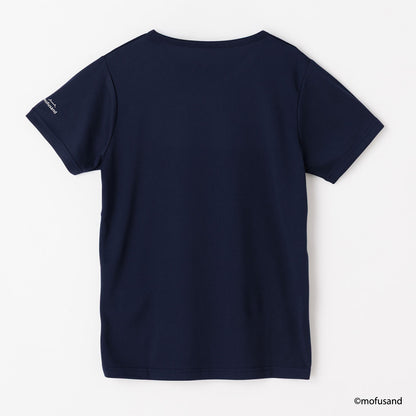 mofusand×FILA S／S T-shirts(NAVY・Tennis ball)