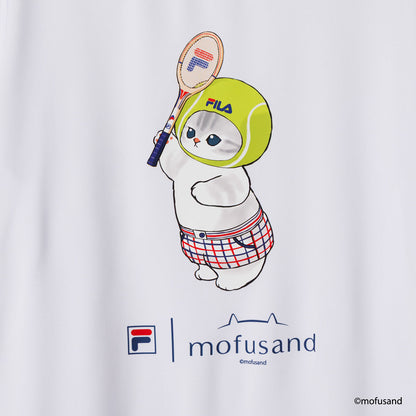 mofusand×FILA S／S T-shirts(WHITE・Tennis ball)