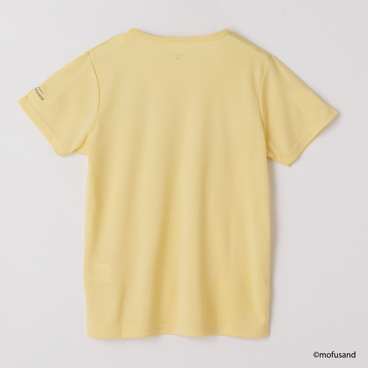 mofusand×FILA S／S T-shirts(L.YELLOW・pair cats)