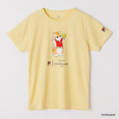 mofusand × FILA 短袖T恤（淺黃・BJ貓）