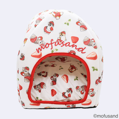 mofusand Dome Bed (Strawberry Meow)