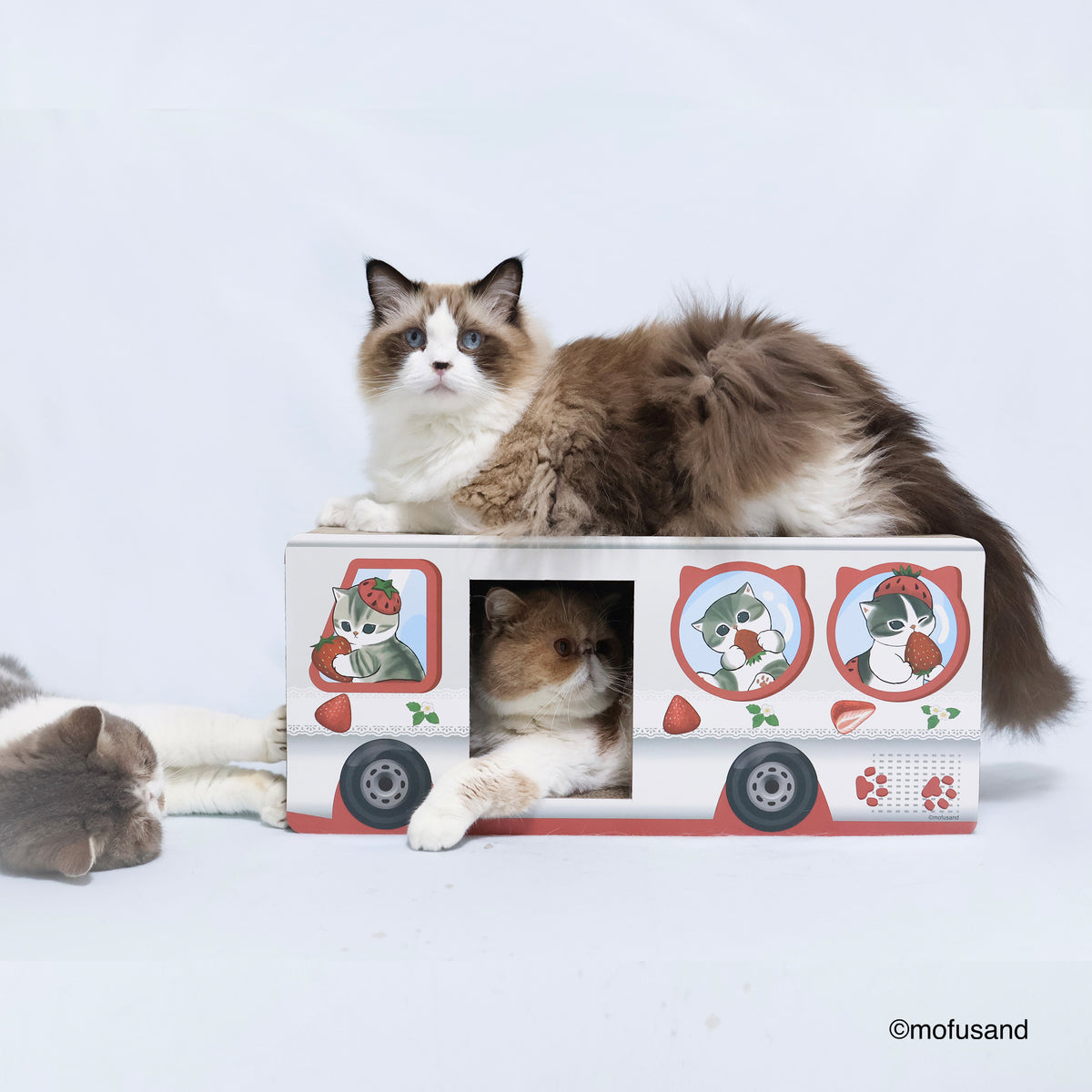 mofusand Cat Scratcher (Strawberry Meow)